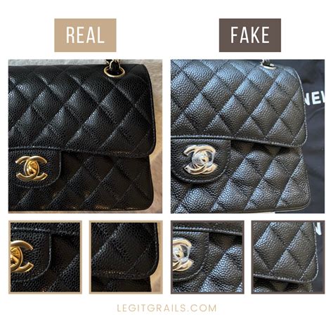 chanel caviar bag fake|How To Spot A Fake Chanel Wallet.